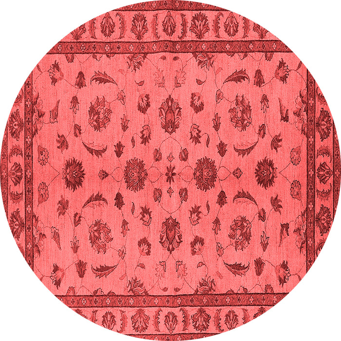 Machine Washable Oriental Red Industrial Rug, wshurb3136red