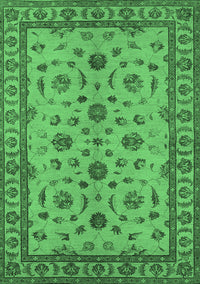 Oriental Emerald Green Industrial Rug, urb3136emgrn