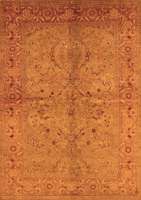 Oriental Orange Industrial Rug, urb3137org