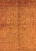 Oriental Orange Industrial Rug, urb3137org