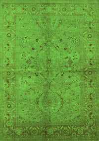 Oriental Green Industrial Rug, urb3137grn