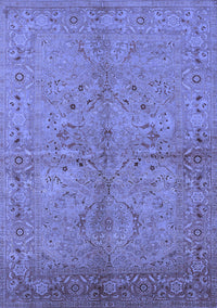 Oriental Blue Industrial Rug, urb3137blu