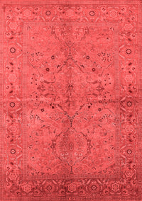 Oriental Red Industrial Rug, urb3137red