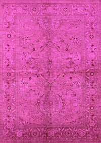 Oriental Pink Industrial Rug, urb3137pnk