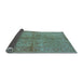 Sideview of Oriental Light Blue Industrial Rug, urb3137lblu