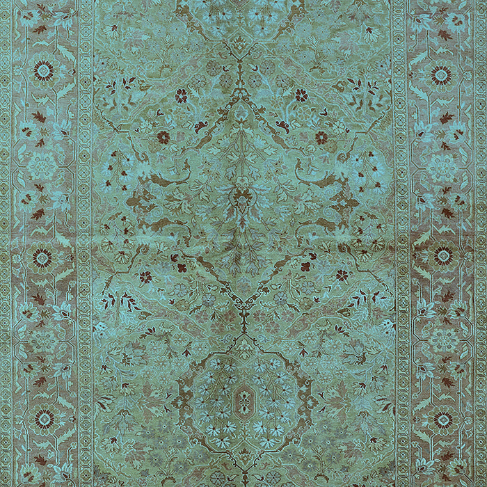 Oriental Light Blue Industrial Rug, urb3137lblu