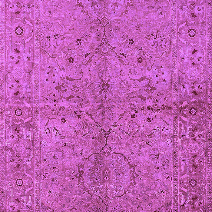 Machine Washable Oriental Purple Industrial Area Rugs, wshurb3137pur