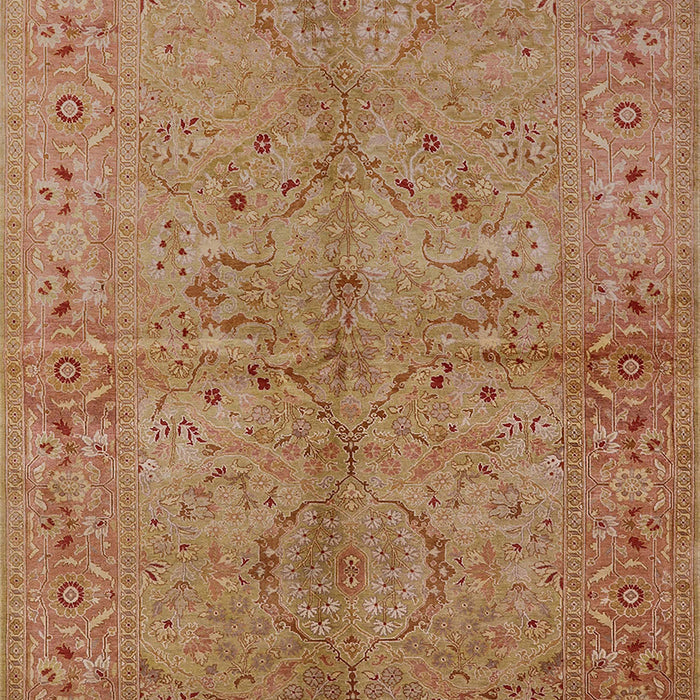 Mid-Century Modern Brown Oriental Rug, urb3137