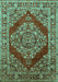 Oriental Turquoise Industrial Rug, urb3138turq