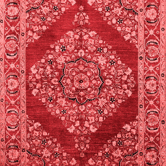 Machine Washable Oriental Red Industrial Rug, wshurb3138red