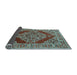 Sideview of Oriental Light Blue Industrial Rug, urb3138lblu