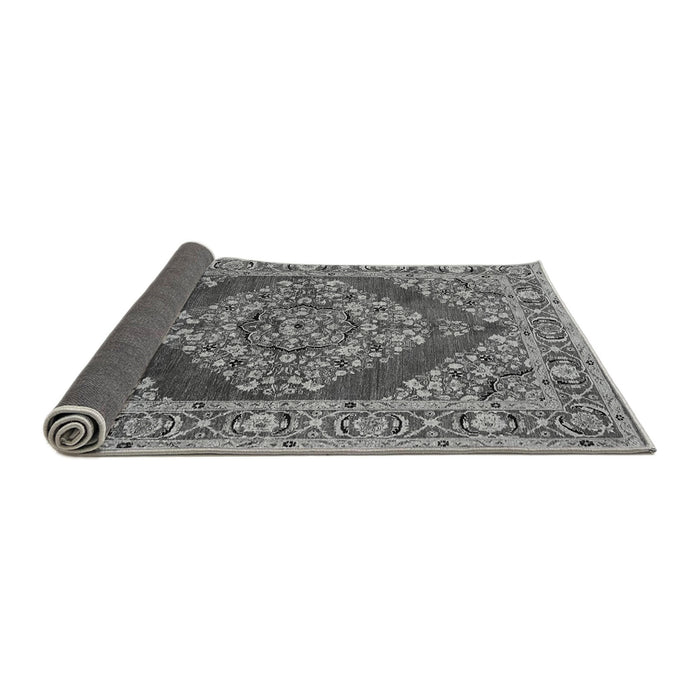 Sideview of Oriental Gray Industrial Rug, urb3138gry
