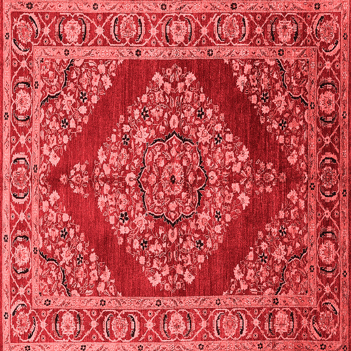 Machine Washable Oriental Red Industrial Rug, wshurb3138red