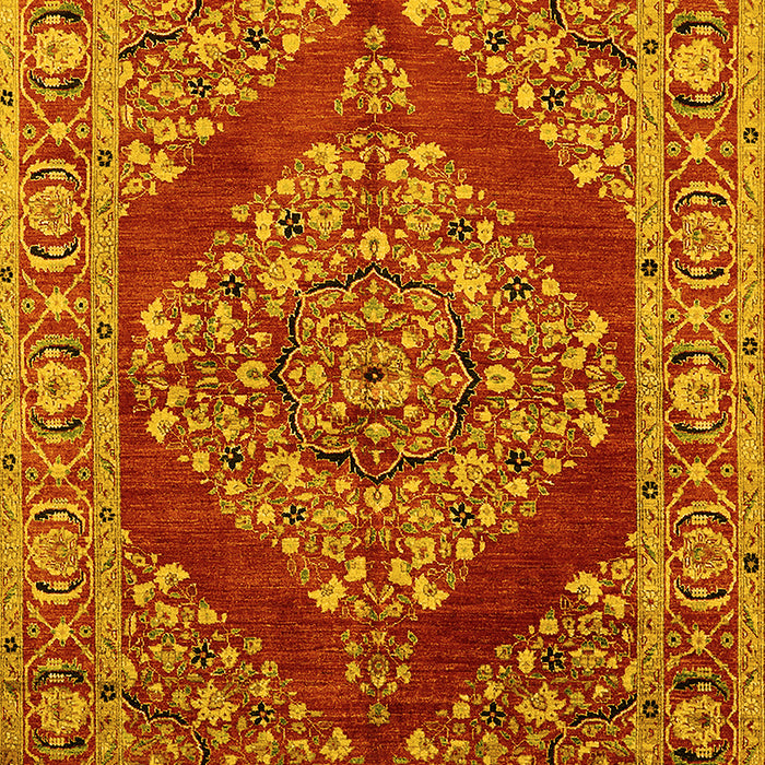 Oriental Yellow Industrial Rug, urb3138yw