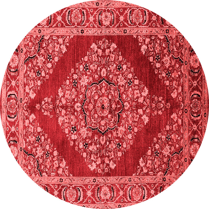 Machine Washable Oriental Red Industrial Rug, wshurb3138red