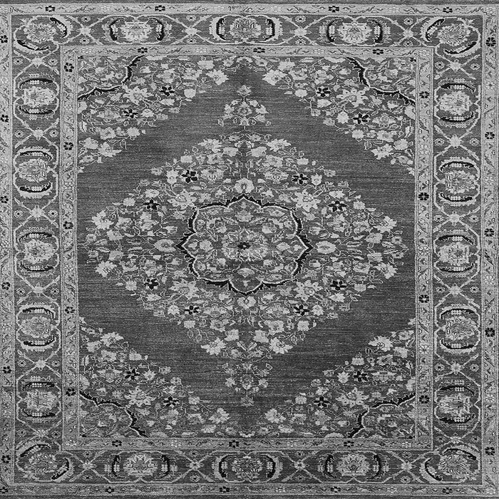 Square Oriental Gray Industrial Rug, urb3138gry