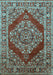 Oriental Light Blue Industrial Rug, urb3138lblu