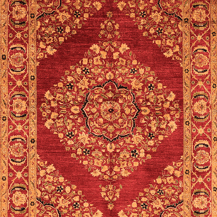Oriental Orange Industrial Rug, urb3138org
