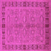 Square Oriental Pink Industrial Rug, urb3139pnk