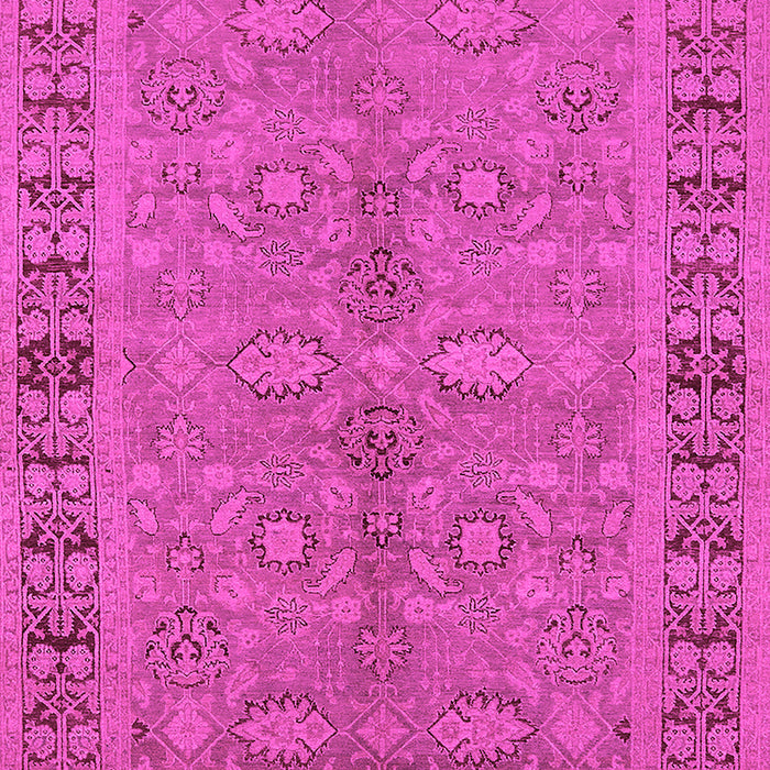 Machine Washable Oriental Pink Industrial Rug, wshurb3139pnk