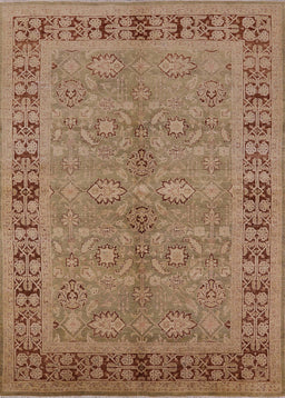 Mid-Century Modern Light Brown Oriental Rug, urb3139