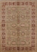 Mid-Century Modern Light Brown Oriental Rug, urb3139