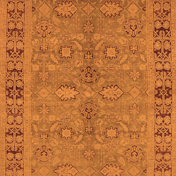 Machine Washable Oriental Orange Industrial Area Rugs, wshurb3139org