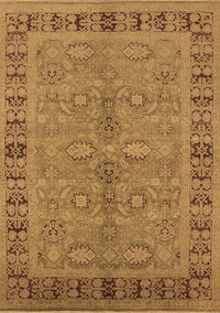 Oriental Brown Industrial Rug, urb3139brn