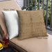 Front View of Mid-Century Modern Urban Square Orange Gold Gold Throw Pillow, 18 inch by 18 inch, pwurb3140
