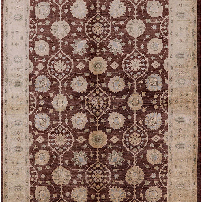 Machine Washable Industrial Modern Dark Sienna Brown Rug, wshurb3141