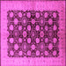 Square Oriental Pink Industrial Rug, urb3141pnk