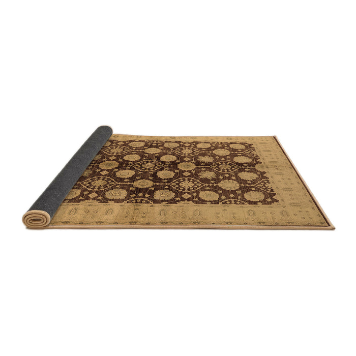 Sideview of Oriental Brown Industrial Rug, urb3141brn