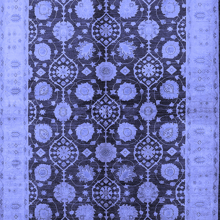 Oriental Blue Industrial Rug, urb3141blu