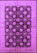 Machine Washable Oriental Purple Industrial Area Rugs, wshurb3141pur