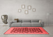 Industrial Red Washable Rugs