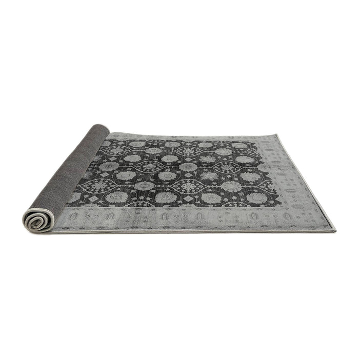 Sideview of Oriental Gray Industrial Rug, urb3141gry
