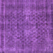 Square Oriental Purple Industrial Rug, urb3142pur