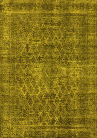 Oriental Yellow Industrial Rug, urb3142yw