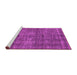 Sideview of Machine Washable Oriental Pink Industrial Rug, wshurb3142pnk