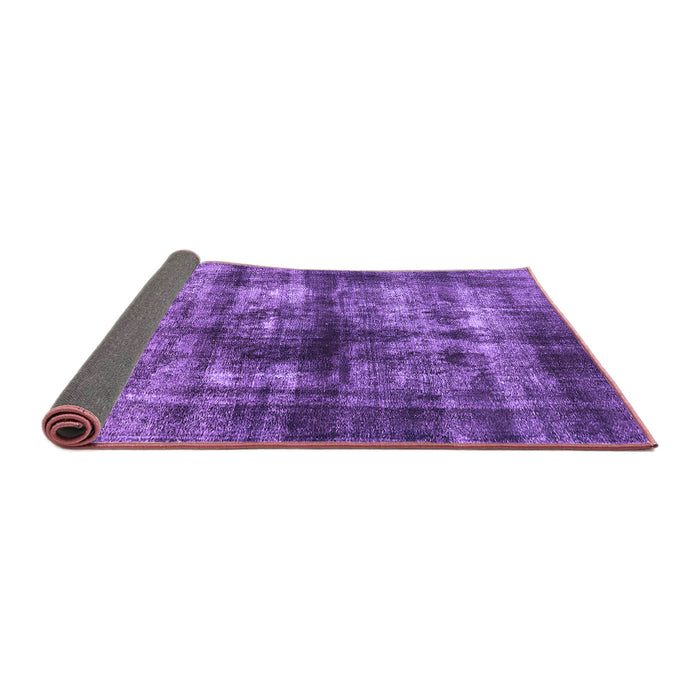 Sideview of Oriental Purple Industrial Rug, urb3143pur