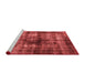 Industrial Red Washable Rugs