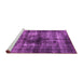 Sideview of Machine Washable Oriental Pink Industrial Rug, wshurb3143pnk