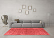 Industrial Red Washable Rugs