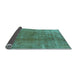 Sideview of Oriental Light Blue Industrial Rug, urb3144lblu