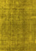 Oriental Yellow Industrial Rug, urb3144yw