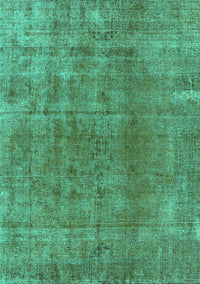 Oriental Turquoise Industrial Rug, urb3144turq