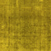 Square Oriental Yellow Industrial Rug, urb3144yw