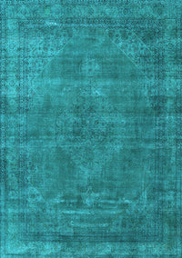 Oriental Light Blue Industrial Rug, urb3145lblu