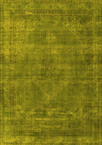 Oriental Yellow Industrial Rug, urb3145yw