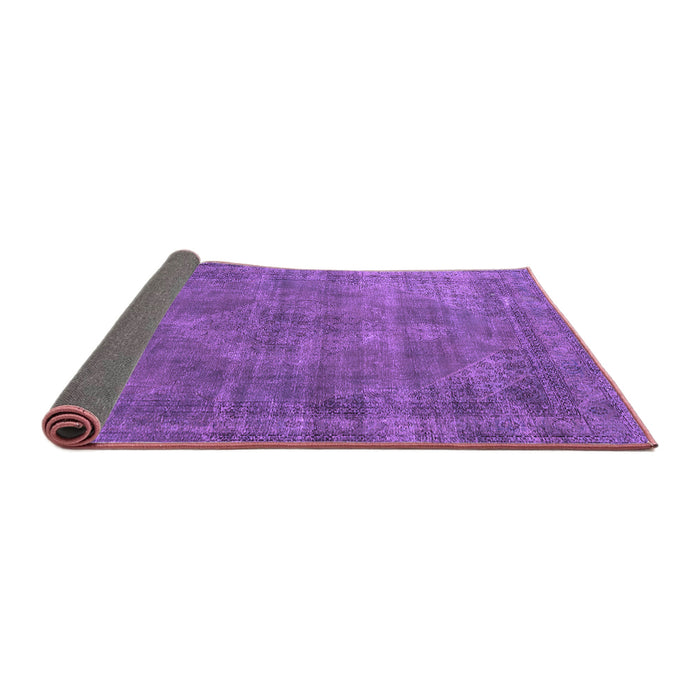 Sideview of Oriental Purple Industrial Rug, urb3145pur